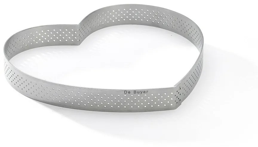 De Buyer 3099.52 Perfor. rám srdce 18 cm, nehrdz. oceľ