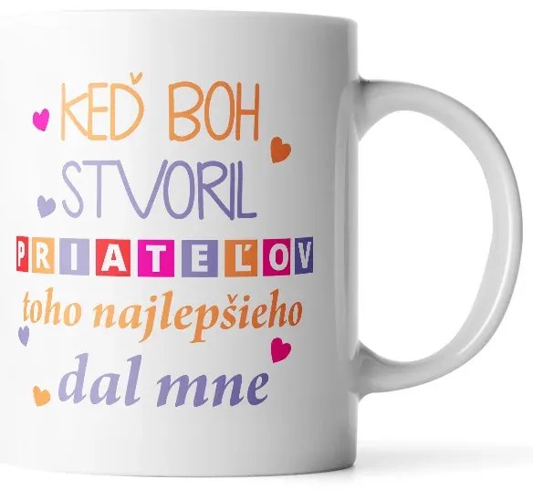 Sablio Hrnček Keď Boh stvoril priateľa - 330 ml - standard