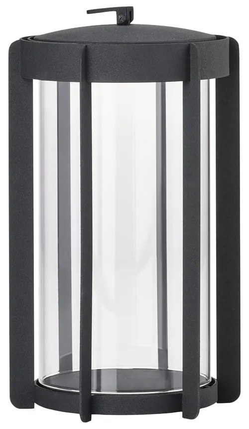 Čierny LED lampáš na USB (výška 25 cm) Firefly – Zone