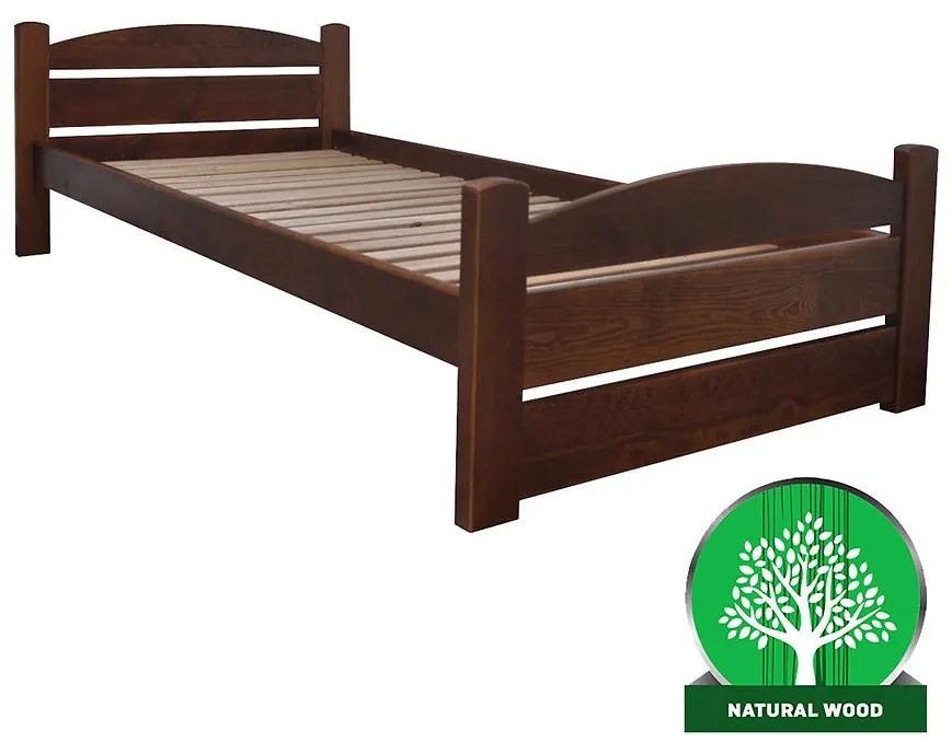 Posteľ T 90/200 hnedá