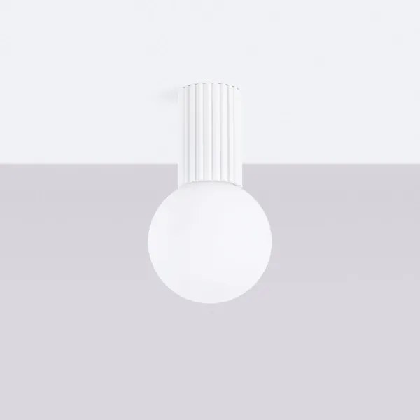 Sollux SL.1708 - Kúpeľňové stropné svietidlo HALO 1xG9/8W/230V IP44 biela
