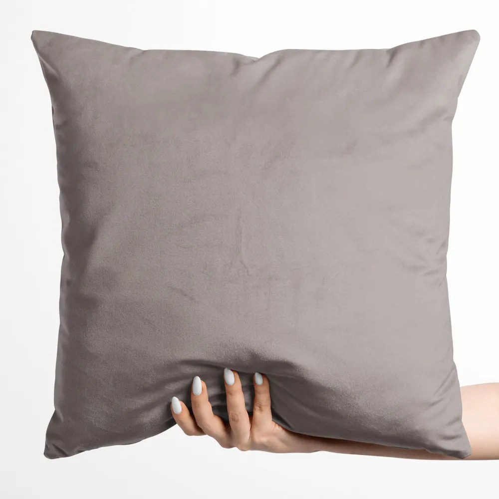 Biante Zamatová obliečka na vankúš Velvet Prémium SVP-015 Latte 30 x 50 cm