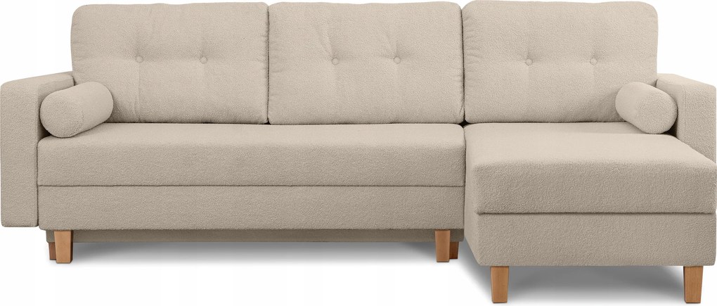 Rozkladací Rohovník Škandinávsky Eriso Krémový