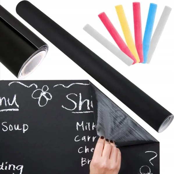 Samolepiaca nástenná tabuľa + kriedy