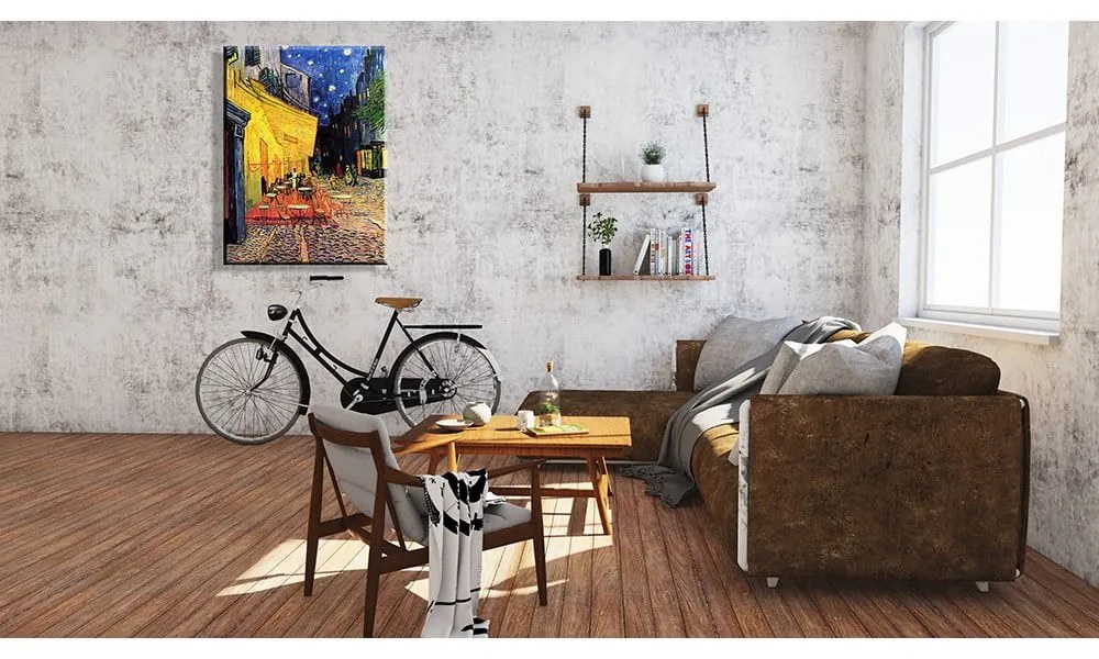 Reprodukcia obrazu Vincent van Gogh - Cafe Terrace, 60 x 80 cm