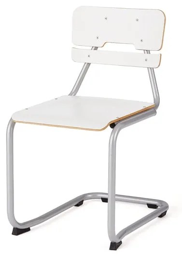 Školská stolička LEGERE II, V 450 mm, biela