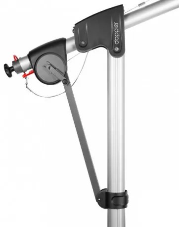 Doppler PROTECT 300x300P - záhradný výkyvný slnečník s bočnou tyčou