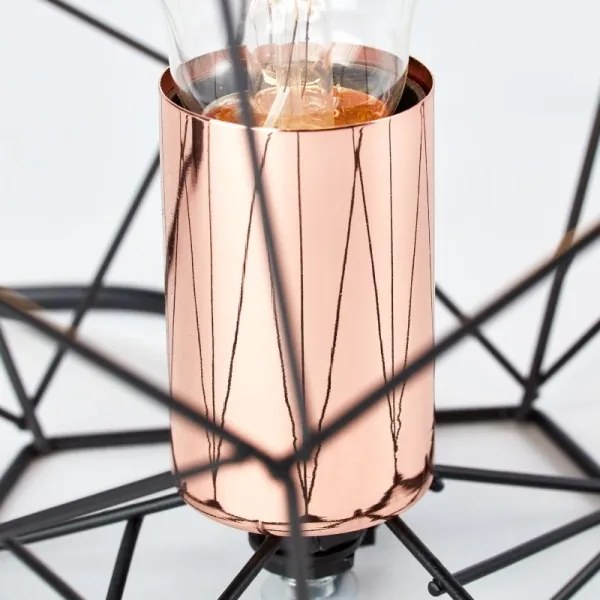 Brilliant - Stolná lampa SYNERGY 1xE27/60W/230V čierna/meď