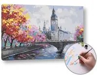 Maľovanie podľa čísel JESEŇ V LONDÝNE – stredná náročnosť