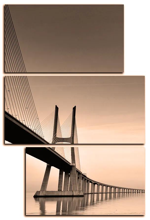 Obraz na plátne - Most Vasco da Gama - obdĺžnik 7245FD (90x60 cm)