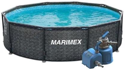 Marimex | Bazén Marimex Florida 3,05x0,91 m s pieskovou filtráciou - motív RATAN | 19900117