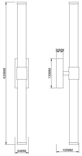 Zuma Line 003064-034735 - LED nástenné svietidlo EDDIE LED/12W/230V mosadz