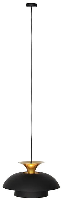 Inteligentné závesné svietidlo čierne so zlatom vrátane WiFi G95 - Titus