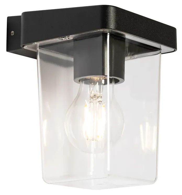 Moderná vonkajšia nástenná lampa čierna IP54 - Chimay