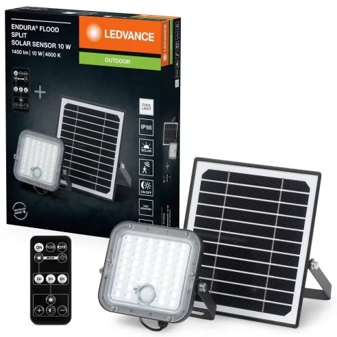 Ledvance - LED Solárny reflektor so senzorom FLOOD SPLIT LED/10W/3,2V IP65 + DO
