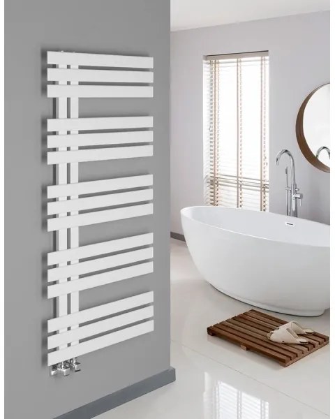 Sapho - Kúpeľňový radiátor SILVANA 500W/230V 50x123 cm biela