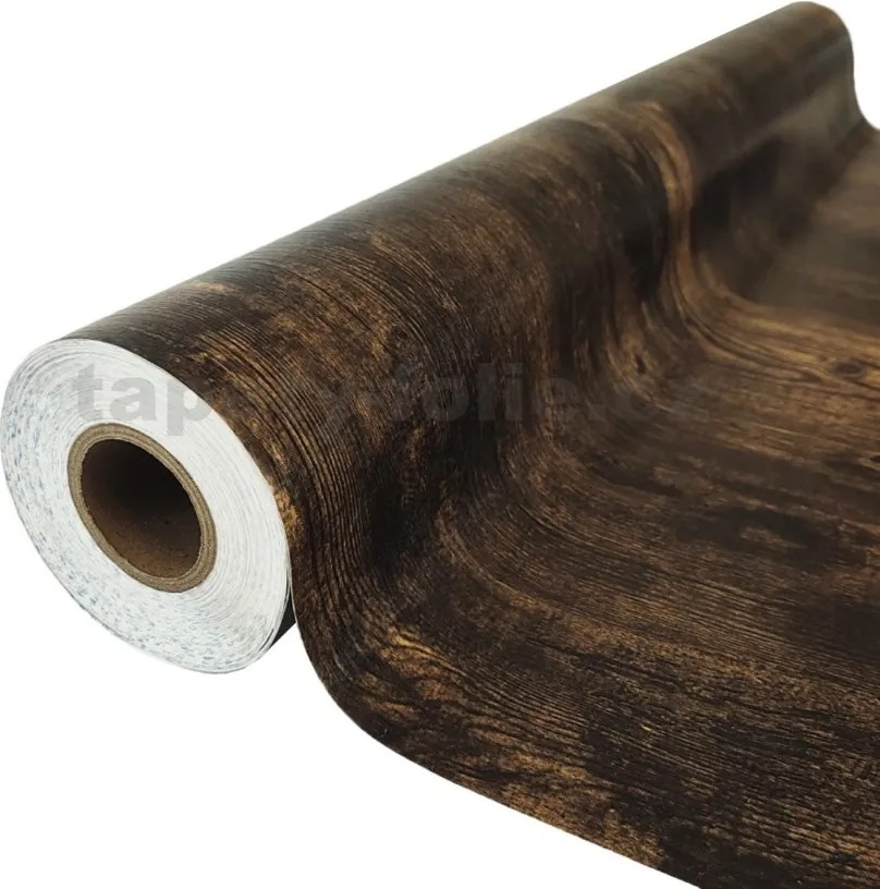 Špeciálna renovačná fólia 99-6295, rozmer 90 cm x 21 m, orech Seattle, DIMEX