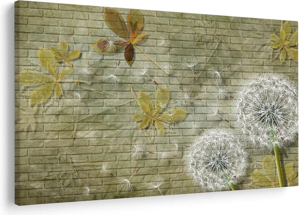 Obraz - Púpavy unášané vetrom (90x60 cm)
