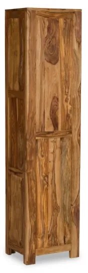 furniture-nabytek.cz - Masívna kúpeľňová skrinka Leeston z palisandrového dreva, lakovaná, hnedá – 45×35×185 cm