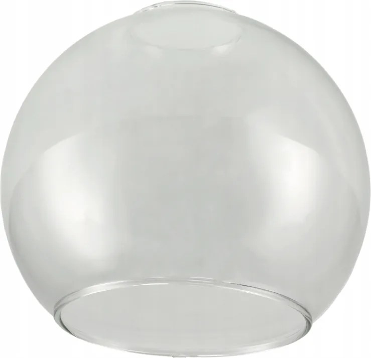 BERGE E27 LED luster závesné svietidlo, sklenená guľa, priehľadné