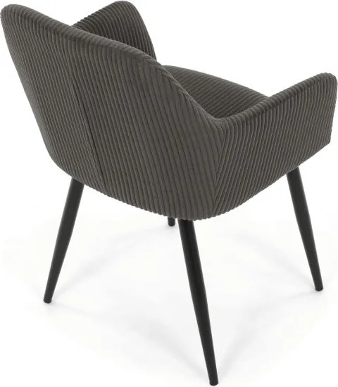 Jedálenská stolička sivá DCH-V4009 GREY6
