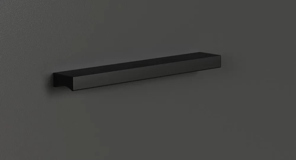 Závesná vitrína na stenu Esteban, antracit/dub evoke