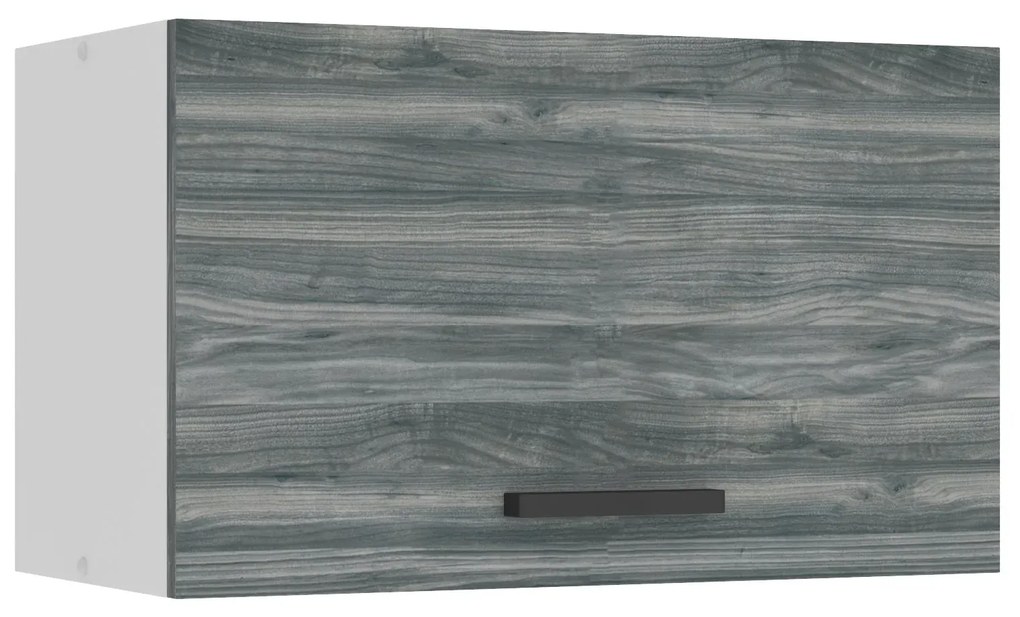 Kuchynská skrinka Belini Premium Full Version nad digestor 60 cm šedý antracit Glamour Wood