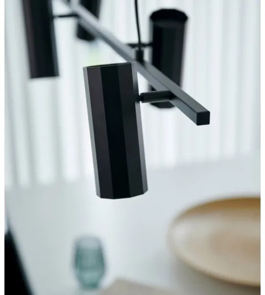 Nordlux - Luster na lanku ALANIS 4xGU10/15W/230V čierna