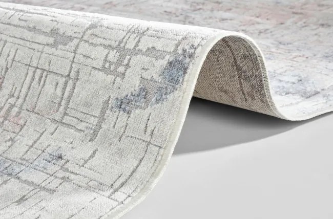 Koberec Elle Decoration MAYWAND Chameis sivý / ružový / modrý