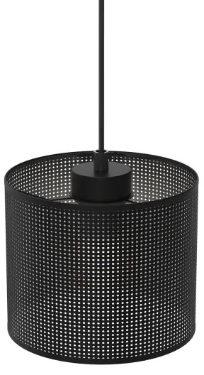 Luster na lanku LOFT SHADE 1xE27/60W/230V pr. 18 cm čierna