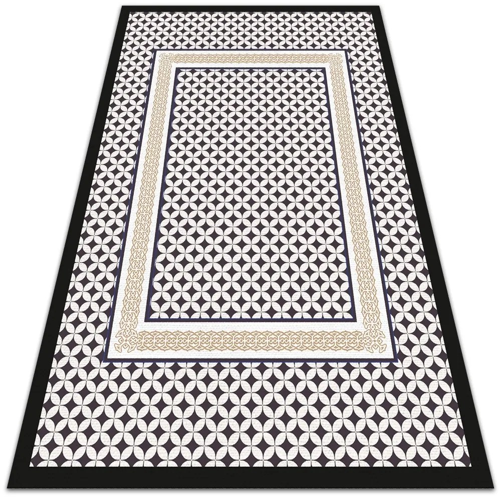 Módne vinylový koberec Módne vinylový koberec geometrické vrkoč