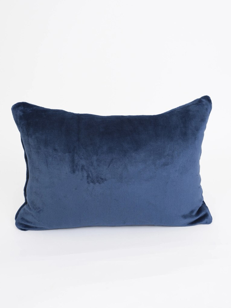 Obliečka na vankúš mikroplyš Exclusive 70 × 90 cm - Laura námornícka modrá