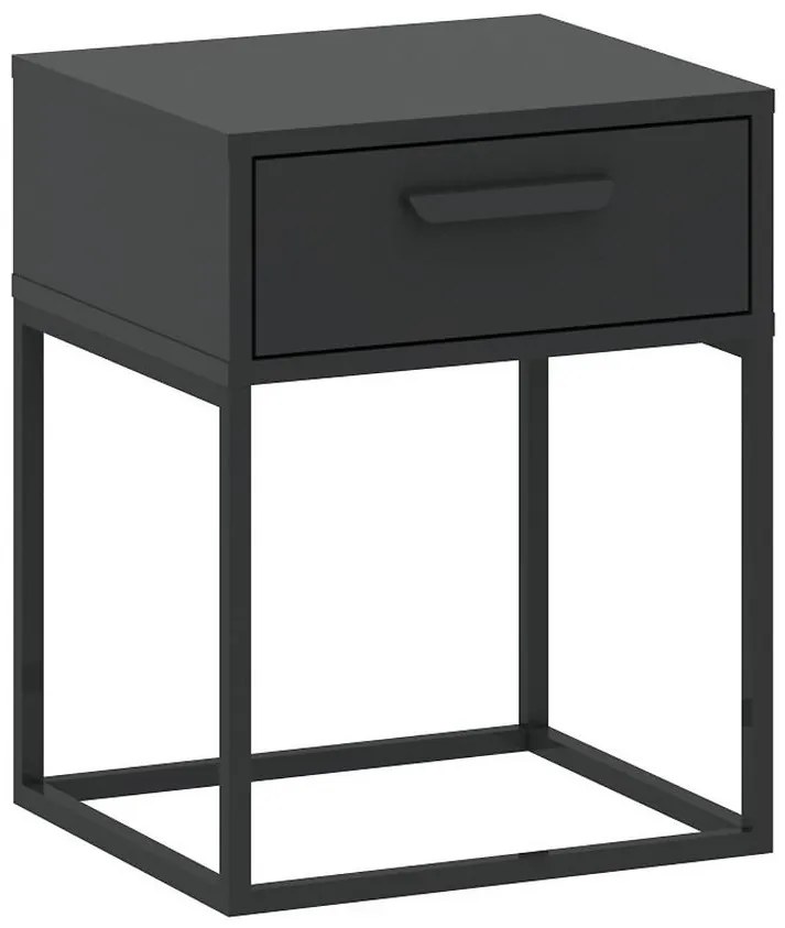 Nočný stolík 1S nízky-40 antracit