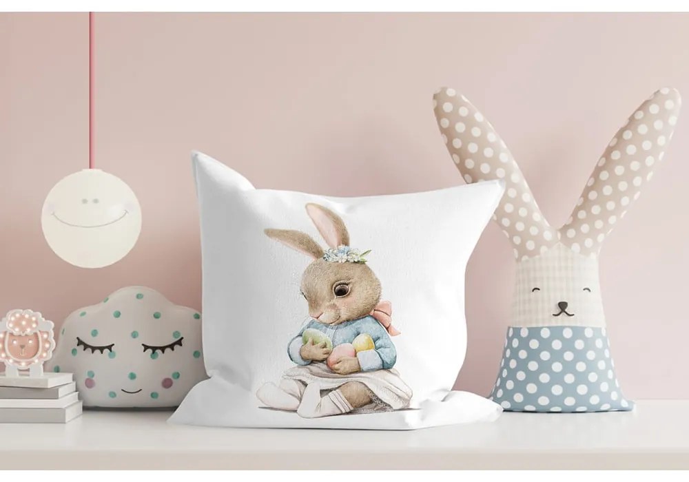 Obliečka na vankúš s veľkonočným motívom 43x43 cm – Mila Home