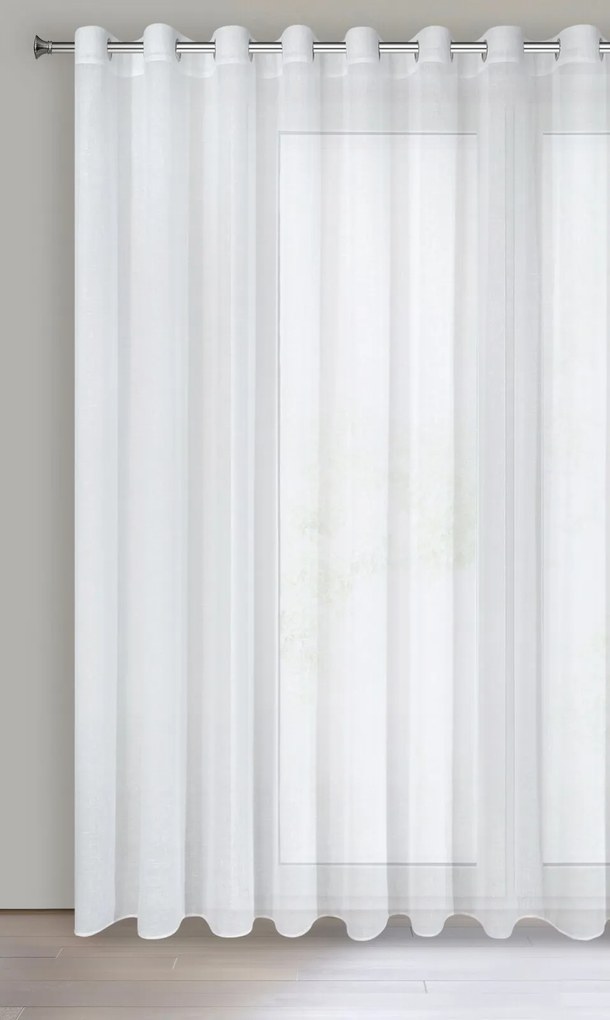 ZÁCLONA VIOLA 300X250 CM BIELA