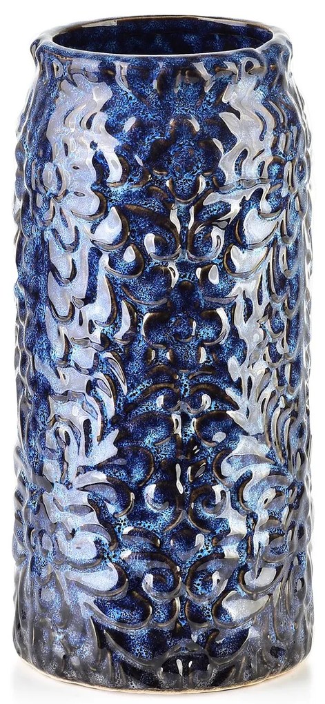 Keramická váza Yanda Dark 8,5x8,5x21 cm