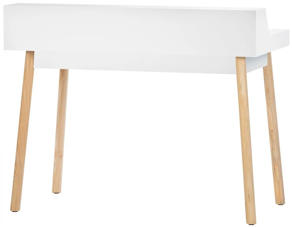 Písací stôl Eaton 110 - v85 x 110 x 60 cm - Biela