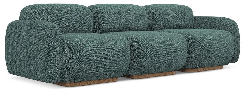 Tyrkysovomodrá pohovka 270 cm Ailani – Makamii