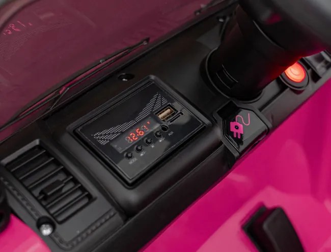 Elektrické autíčko Off Road MOUNTAIN ružové