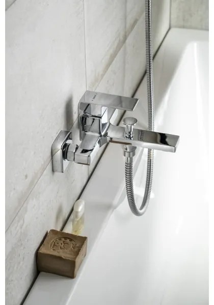 Sapho - Vaňová batéria CUBEMIX lesklý chróm