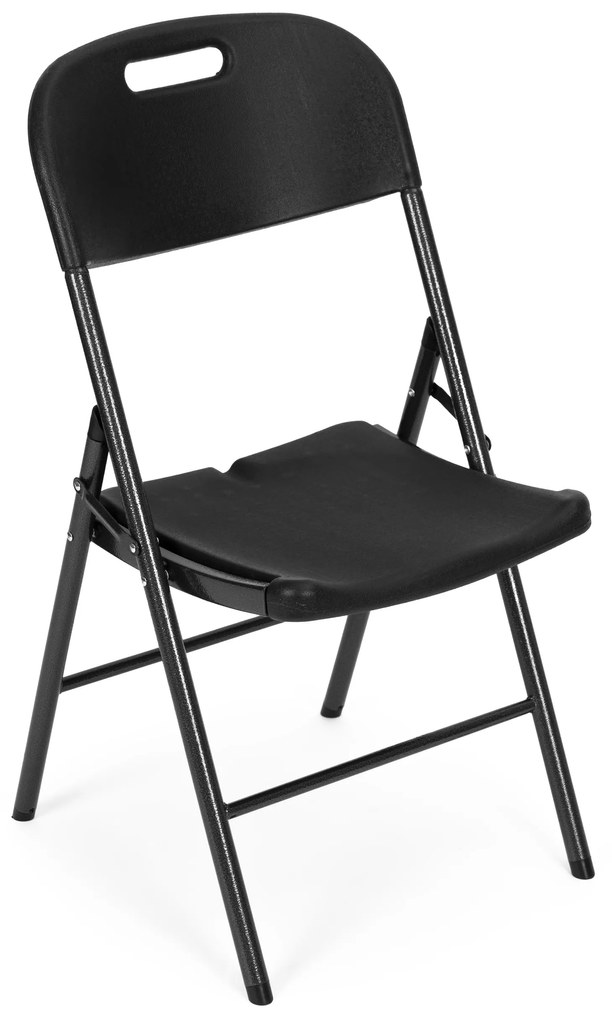Komplet 2 skladacích kresiel , čierne ModernHome
