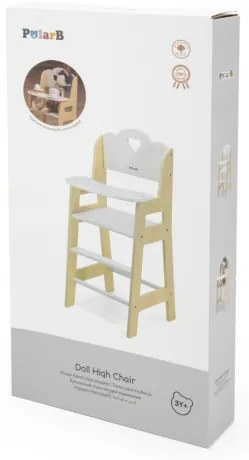 Drevená stolička pre bábiky Viga 44237 PolarB
