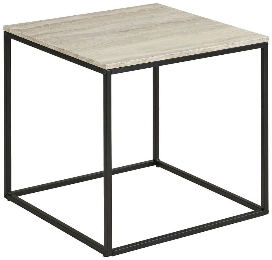 Odkladací stolík v dekore kameňa 45x45 cm Vita – House Nordic