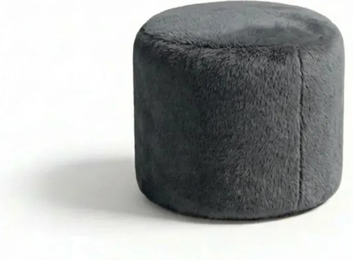 Sablio Taburetka Circle SOFTY - Graphite - 38x48 cm