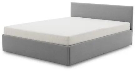 Čalúnená posteľ LEON s bonelovým matracom rozmer 160x200 cm Hnedá