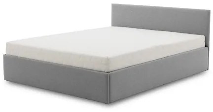Čalúnená posteľ LEON s bonelovým matracom rozmer 160x200 cm Tmavosivá