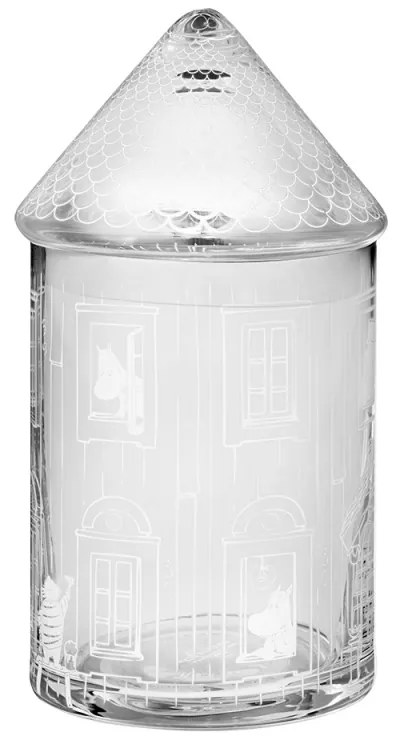 Sklenená dóza Moominhouse 18,5cm