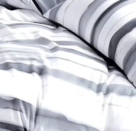 Posteľné obliečky Homa KORSA GREY 7-dielna sada 140x200 cm