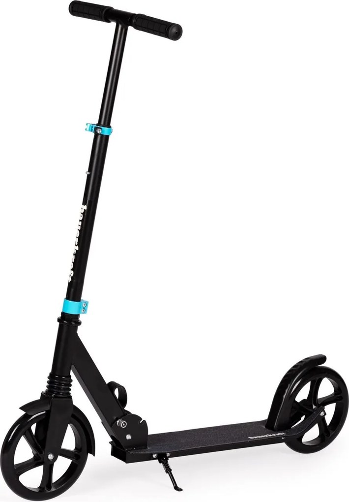 Bauerkraft Skladacia mestská kolobežka pre deti a mládež, nastaviteľná 95–105 cm, 200 mm s odpružením