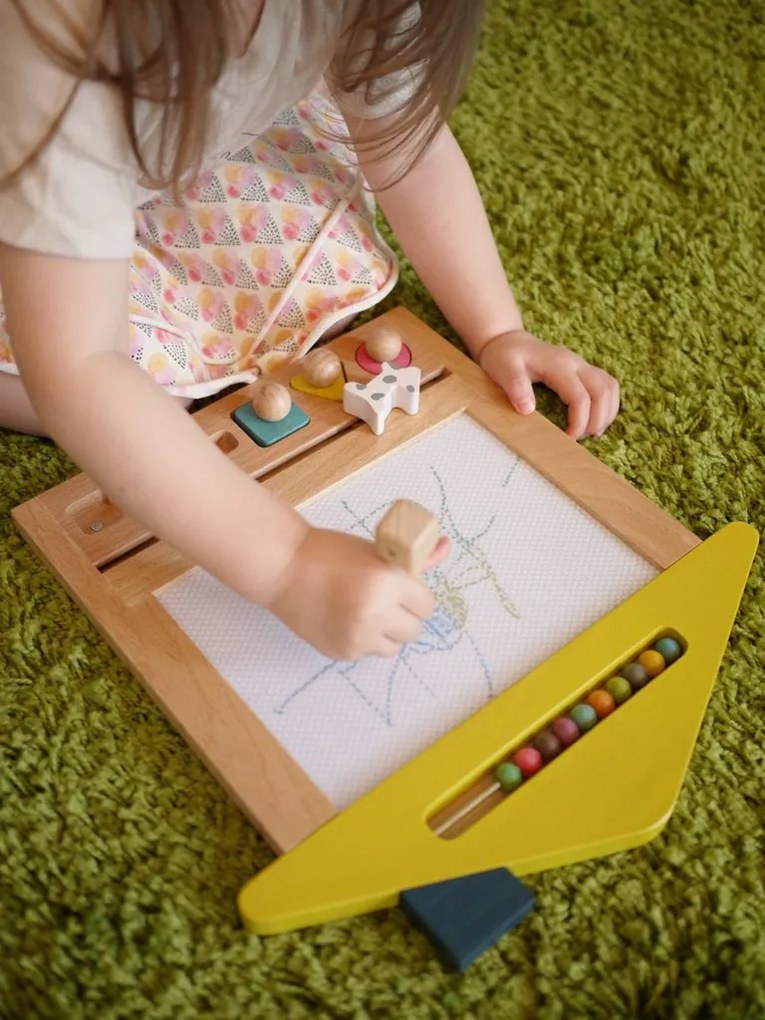 Magnetická kresliaca tabuľka Oekaki - Domček s psíkom
